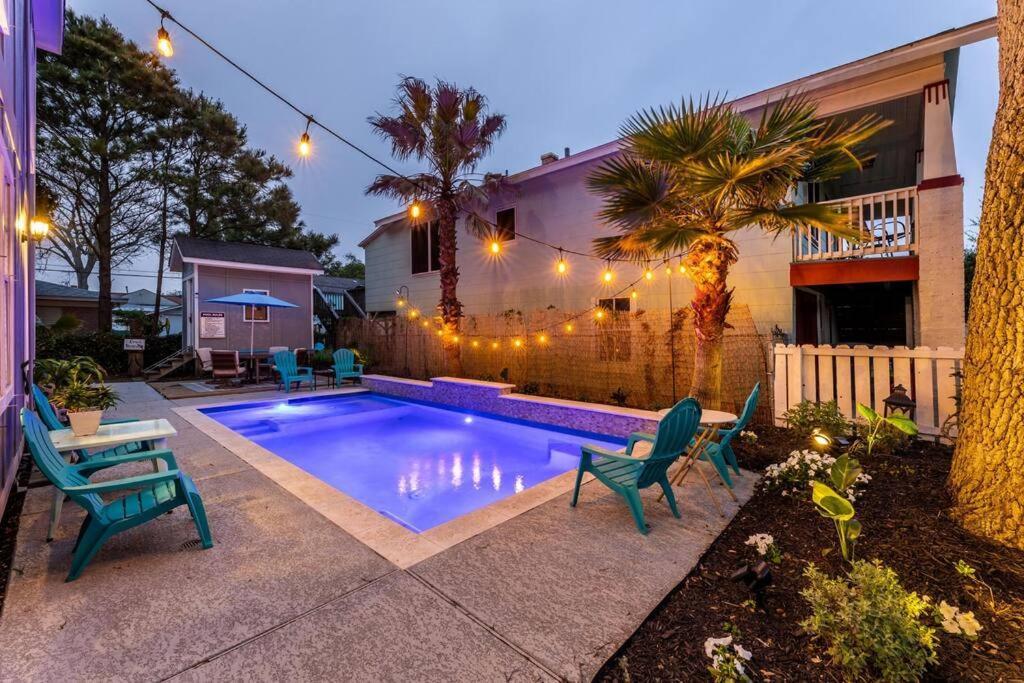 5/3 With A Heated Pool 2 Min From Beach, Updated Galveston Exterior photo